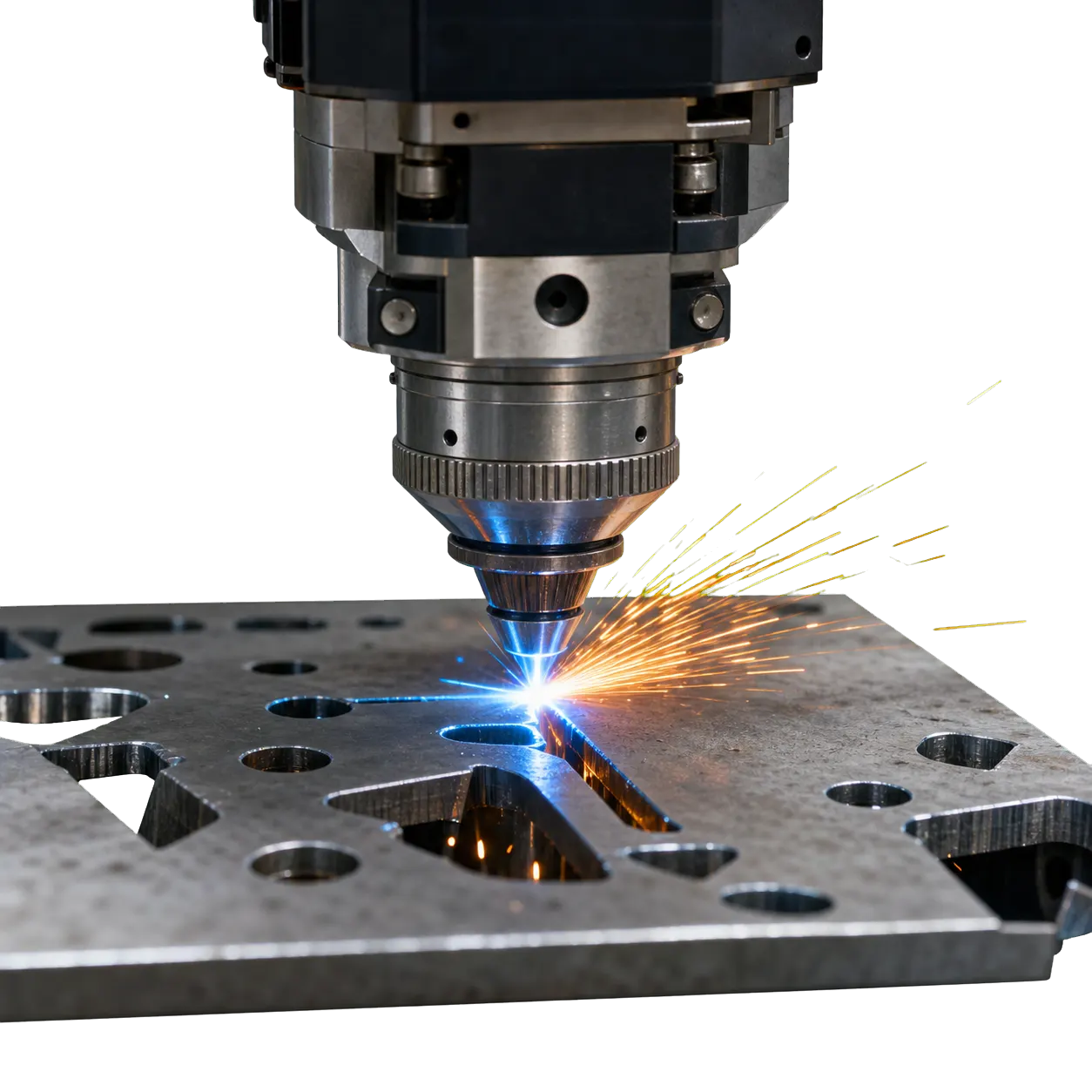 Laser cutting and part production